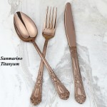 San Marino Titanyum Rose 84 Parça Çatal Bıçak Takımı San Marino Titanyum Rose 84 Parça Çatal Bıçak Takımı