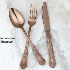 San Marino Titanyum Rose 84 Parça Çatal Bıçak Takımı