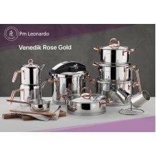 Venedik Rose 18 Parça Tencere Takımı